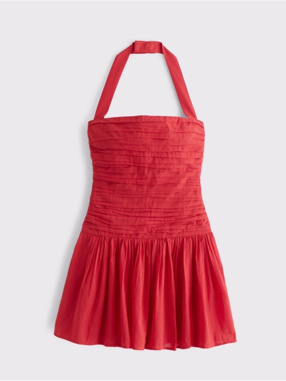 Abercrombie & Fitch Emerson Drop Waist Mini Dress